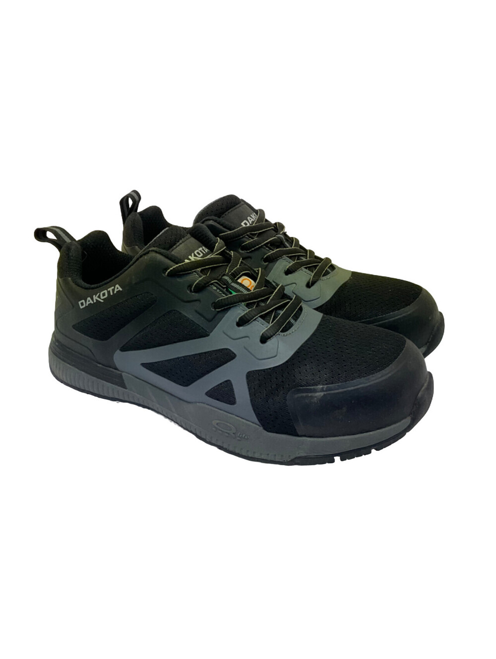 Dakota Men's Low-Cut Composite Toe 3821 Athletic Work Shoes Black/Grey Size 7.5M